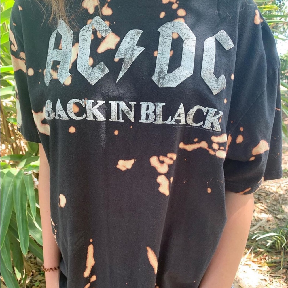 2000s AC/DC Bleached Tee